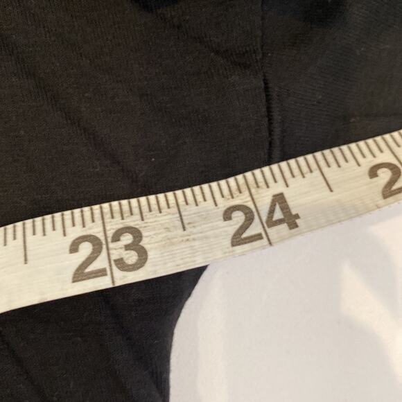 Chico’s Plaid Black & White Color Block Hem Tunic Top EUC Sz 16 Stretchy Rayon - Picture 9 of 13